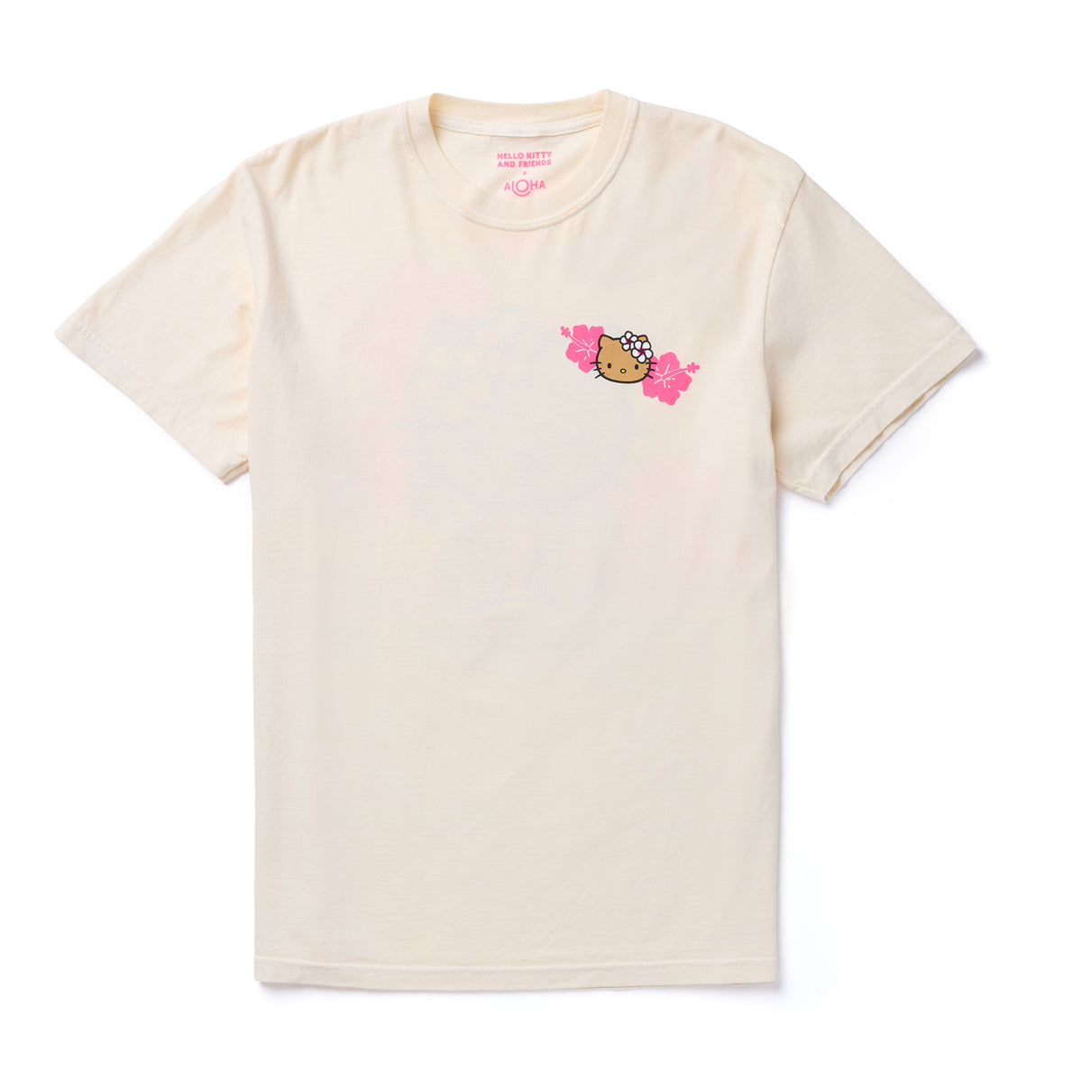 Hello Kitty x Aloha Collection Hibiscus Tee (Ivory) Apparel Aloha Collection Inc