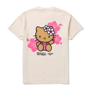 Hello Kitty x Aloha Collection Hibiscus Tee (Ivory) Apparel Aloha Collection Inc