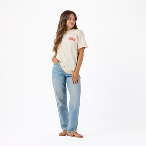 Hello Kitty x Aloha Collection Hibiscus Tee (Ivory) Apparel Aloha Collection Inc