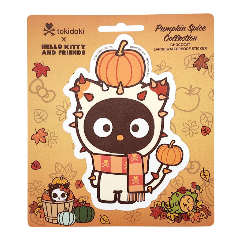 Chococat x Tokidoki Large Sticker (Pumpkin Spice Harvest) Stationery Tokidoki