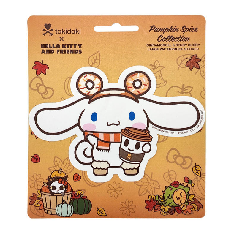 Cinnamoroll x Tokidoki Large Sticker (Pumpkin Spice Harvest) Stationery Tokidoki