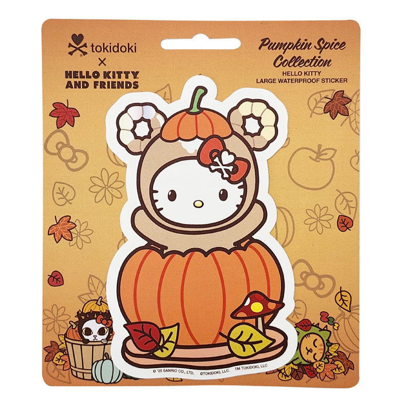 Hello Kitty x Tokidoki Large Sticker (Pumpkin Spice Harvest) Stationery Tokidoki