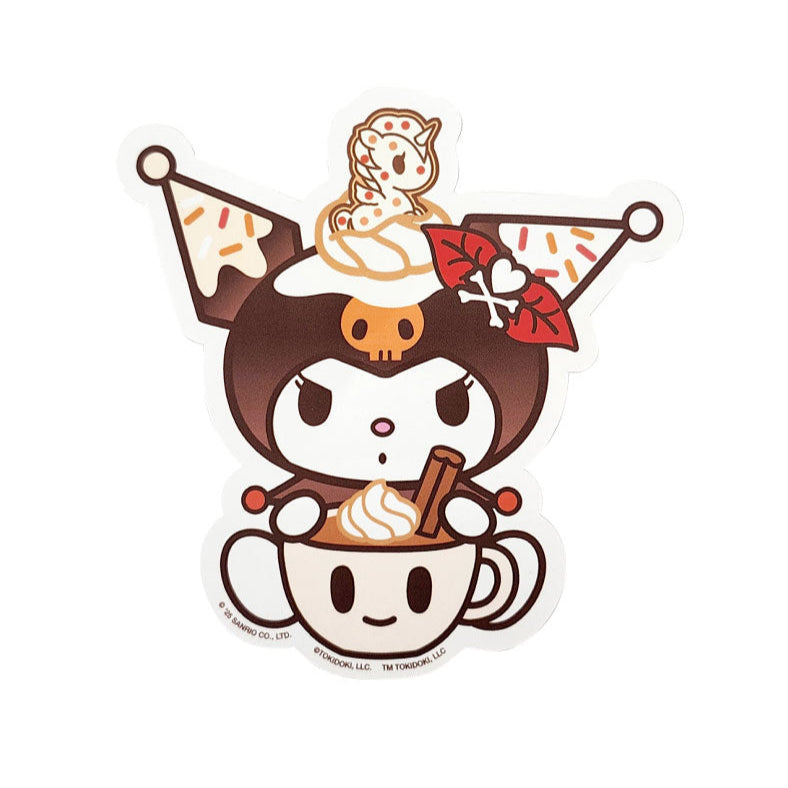 Kuromi x Tokidoki Large Sticker (Pumpkin Spice Harvest) Stationery Tokidoki