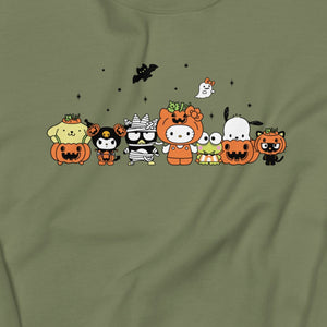 Hello Kitty and Friends Pumpkin Costumes Classic Crewneck Apparel Printful