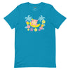 Chi Chai Monchan Tropical Paradise Tee Apparel Printful Aqua S 
