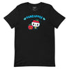 Pandapple Blue Hearts Tee Apparel Printful Black XS 