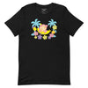 Chi Chai Monchan Tropical Paradise Tee Apparel Printful Black XS 