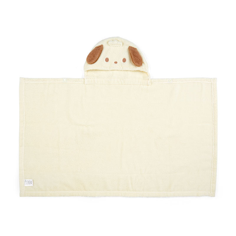 Sanrio Baby Pochacco Hooded Bath Towel Kids Japan Original   