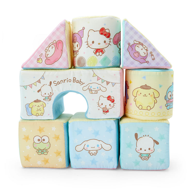 Sanrio Baby Soft Toy Block Set Kids Japan Original   