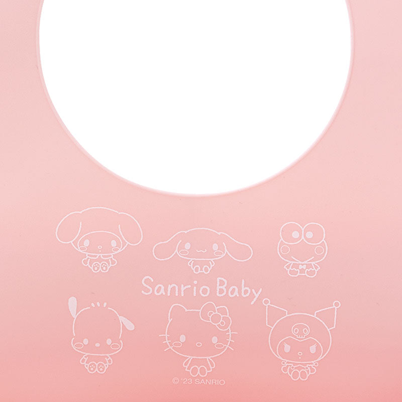 Sanrio Baby Hello Kitty and Friends Silicone Bib Kids Japan Original   