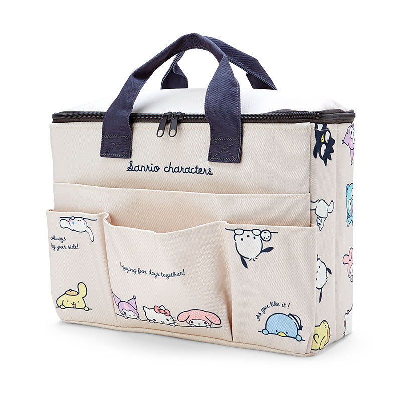 Sanrio Characters Canvas Covered Storage Box Home Goods Japan Original   