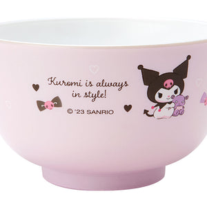 Kuromi Plastic Soup Bowl Home Goods Japan Original   