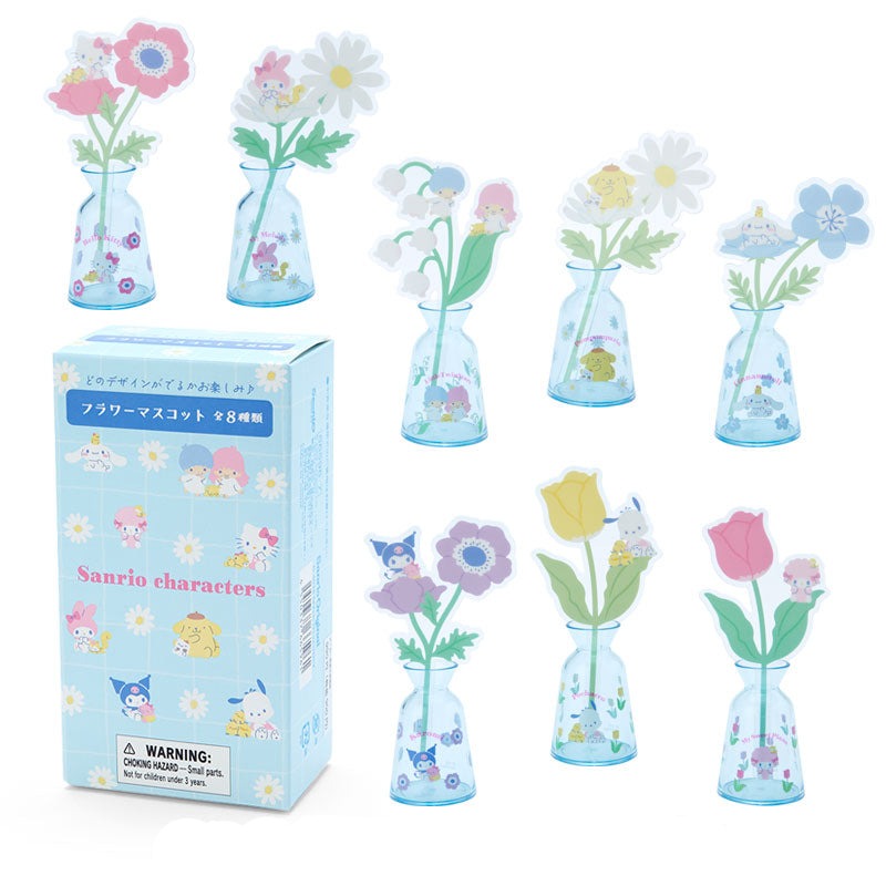 Sanrio Characters Blindbox Acrylic Flower Plush Japan Original   