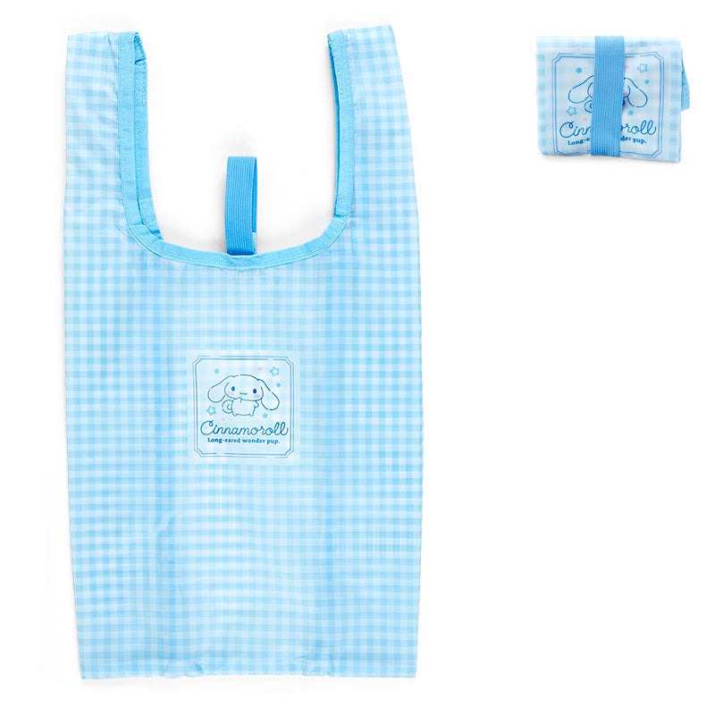 Cinnamoroll Gingham Reusable Tote Bag Bags Japan Original   