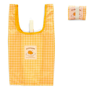 Gudetama Gingham Reusable Tote Bag Bags Japan Original   