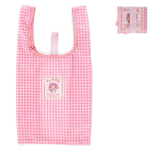 My Melody Gingham Reusable Tote Bag Bags Japan Original   