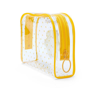 Pompompurin Clear Dots Zipper Pouch Bags Japan Original   
