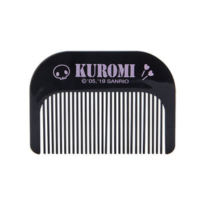 Kuromi 2-Piece Mirror and Comb Set Accessory Japan Original   
