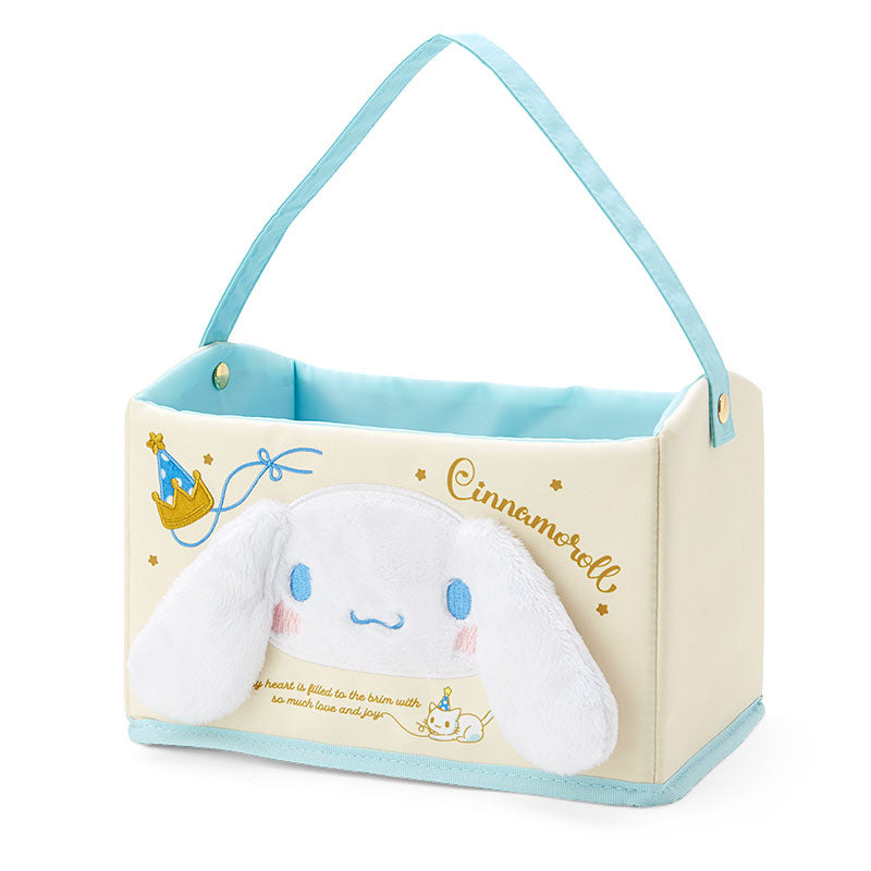 Cinnamoroll Foldable Storage Caddy (After Party Series) Home Goods Japan Original   