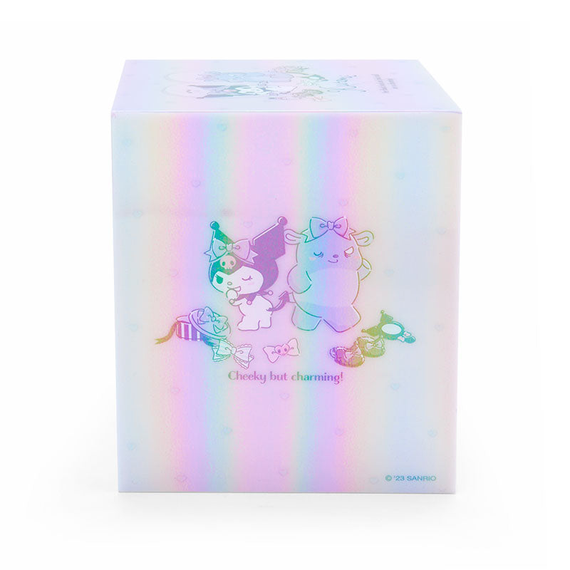 Kuromi Mini Storage Chest (Glossy Aurora Series) Home Goods Japan Original   
