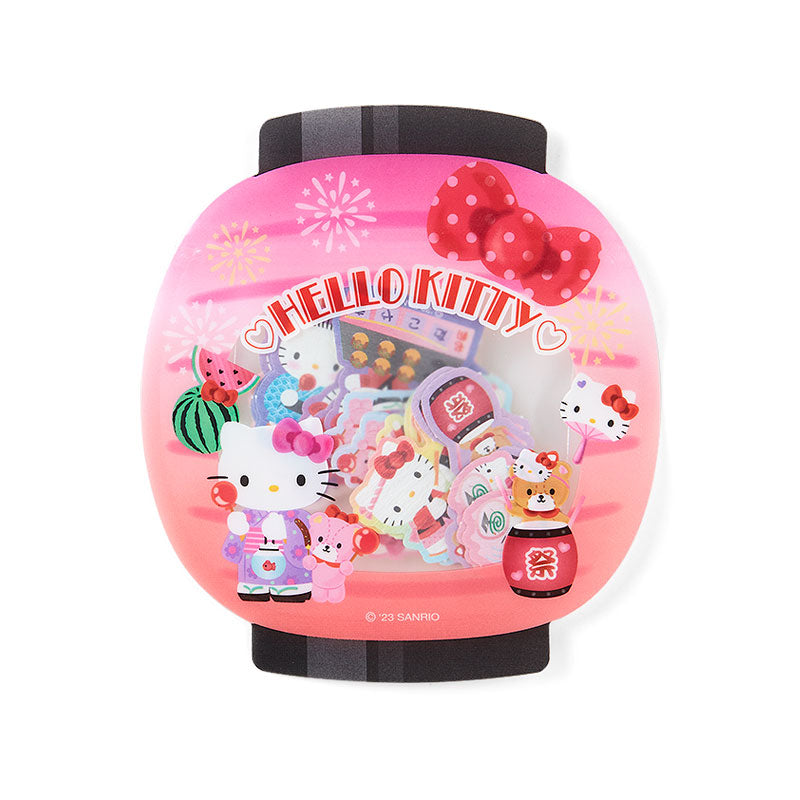 Hello Kitty Summer Lantern Mini Sticker Pack Stationery Japan Original   