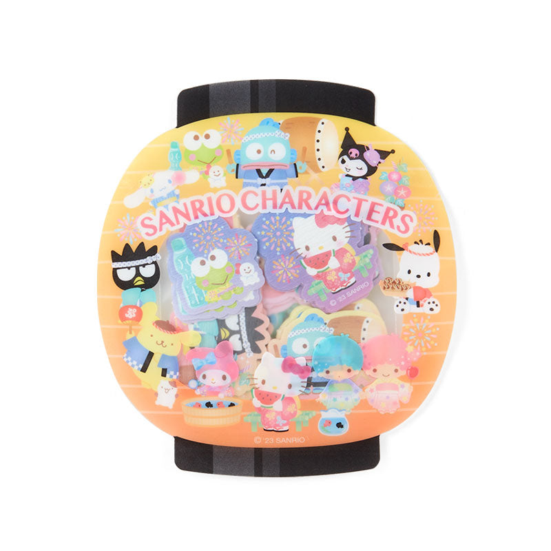 Sanrio Characters Summer Lantern Mini Sticker Pack Stationery Japan Original   