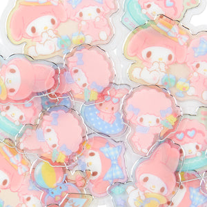 My Melody and My Sweet Piano 24-Piece Summer Tee Mini Sticker Pack Stationery Japan Original   
