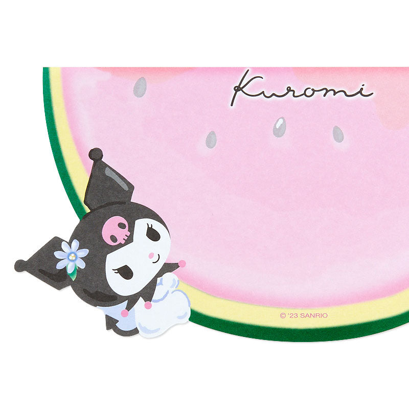 Kuromi Memo Pad (Sweet Slices Series) Stationery Japan Original   