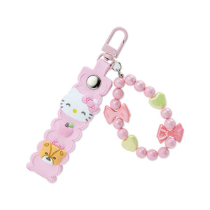 Hello Kitty Beaded Keychain Accessory Japan Original   