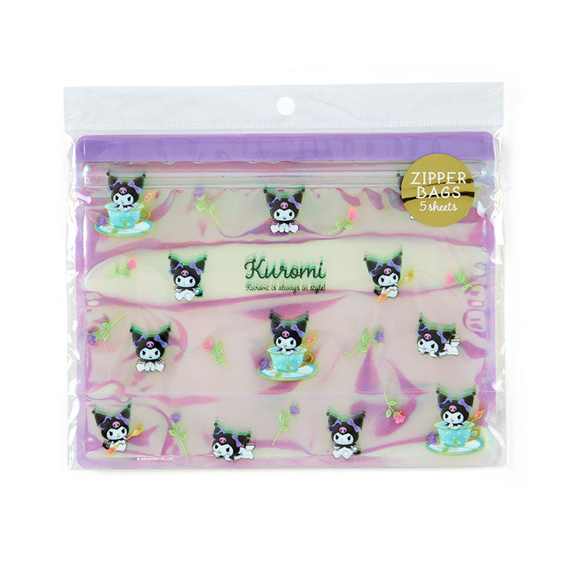Kuromi Reusable Storage Bags (Glossy Aurora Series) Bags Japan Original   