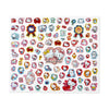 Hello Kitty 100-Piece Glitter Sticker Sheet Stationery Japan Original   