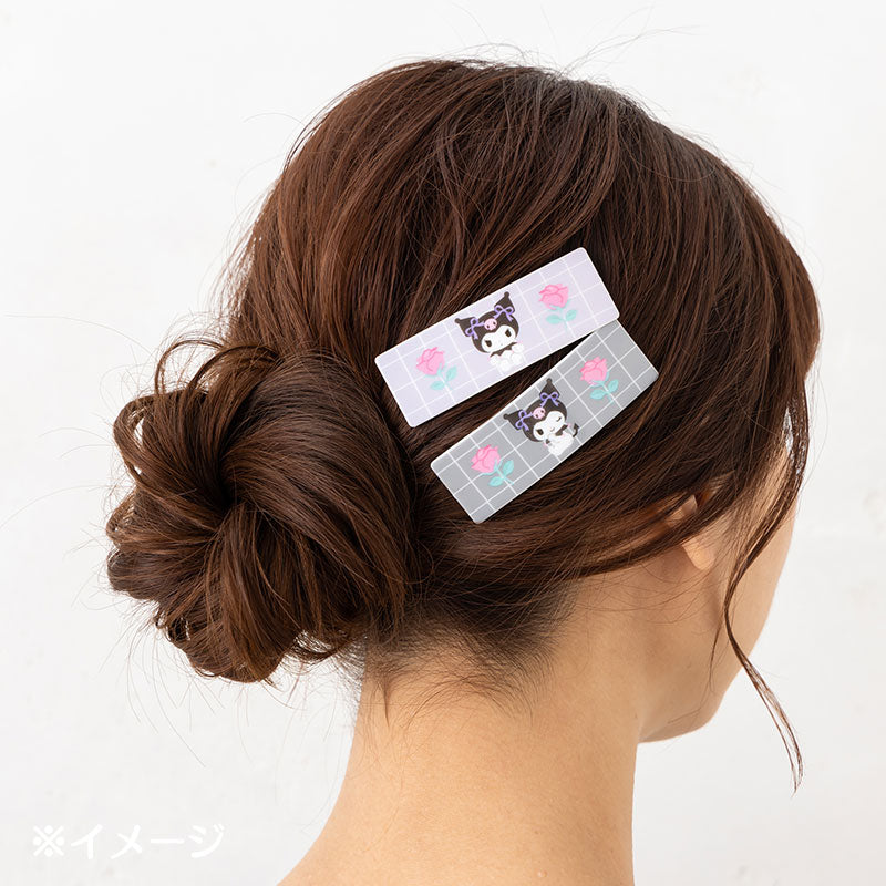 Hello Kitty 2-Piece Hair Clip Set Accessory Japan Original   