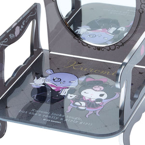 Kuromi Mini Throne Stand Mirror (Mystic Mansion Series) Home Goods Japan Original   