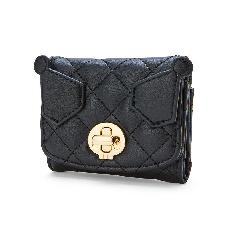 Kuromi Quilted Compact Wallet (Mystic Mansion Series)