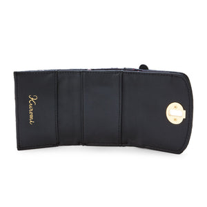 Kuromi Quilted Compact Wallet (Mystic Mansion Series) Bags Japan Original   
