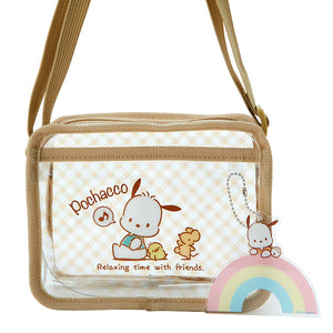 Pochacco Clear Mini Crossbody Bag Set Bags Japan Original   