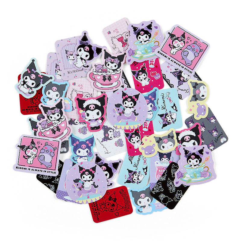 Kuromi 40-Piece Classic Mini Sticker Pack Stationery Japan Original   
