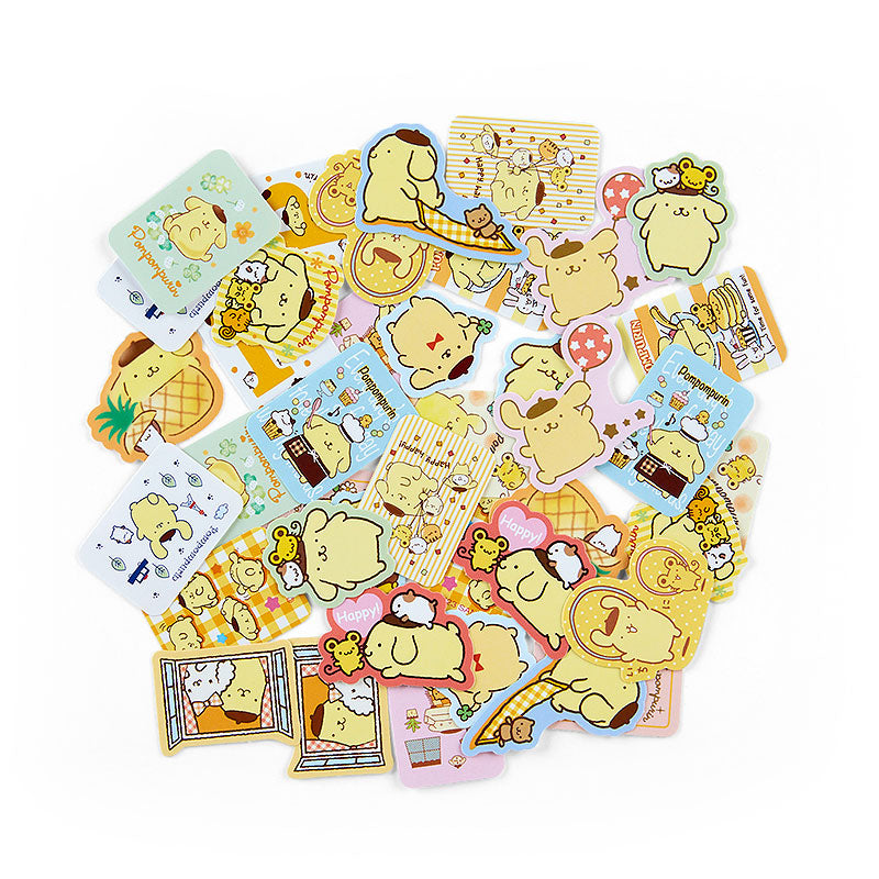Pompompurin 40-Piece Classic Mini Sticker Pack Stationery Japan Original   