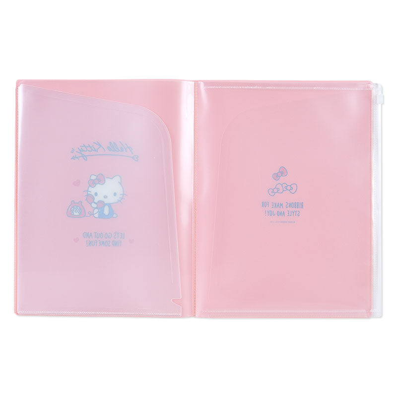 Hello Kitty Multi-Pocket File Folder Stationery Japan Original   