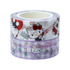 Hello Kitty 2-Piece Washi Tape Set Stationery Japan Original   