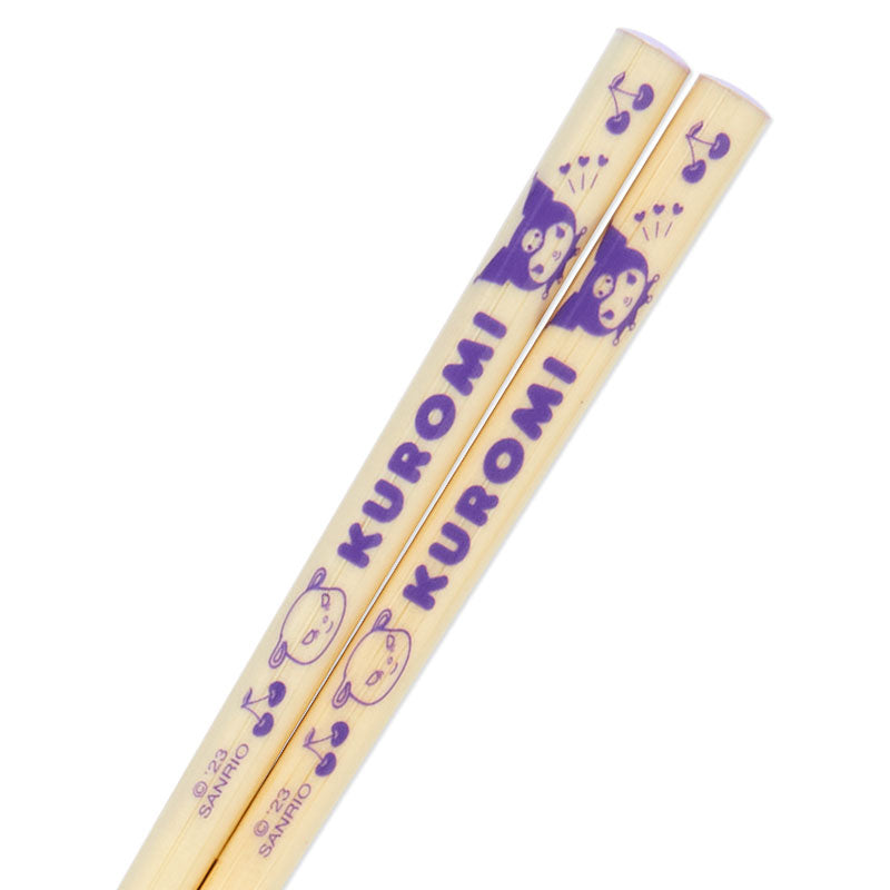 Kuromi Everyday Chopsticks & Case Home Goods Japan Original   