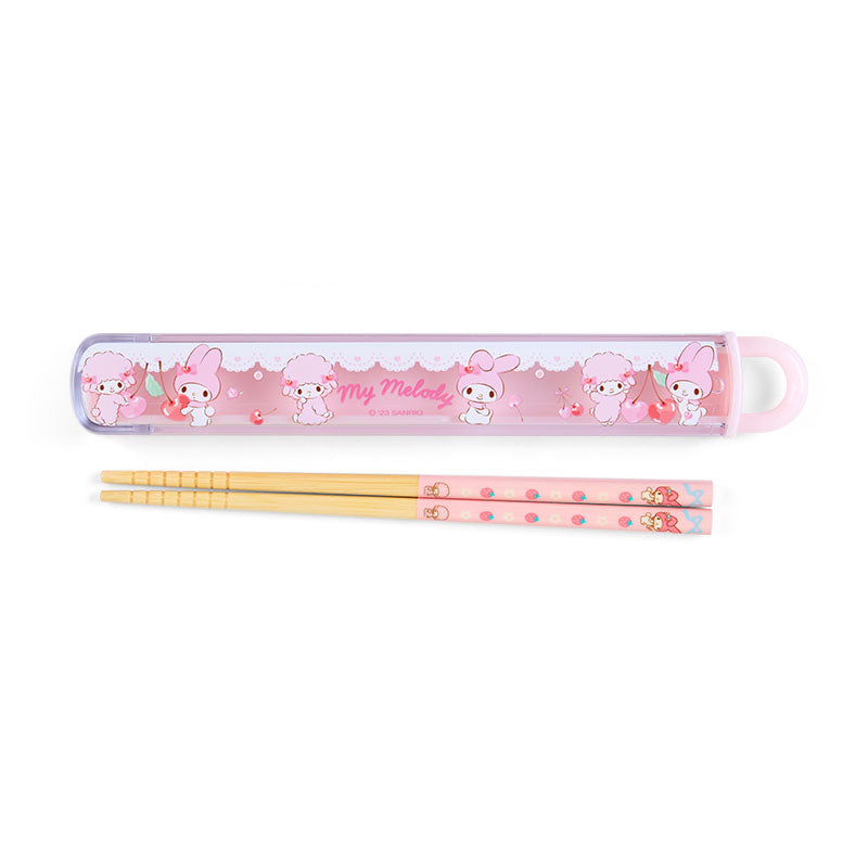 My Melody Everyday Chopsticks &amp; Case Home Goods Japan Original   