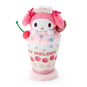 My Melody Plush Mascot Keychain (Parfait Shop Series) Accessory Japan Original   