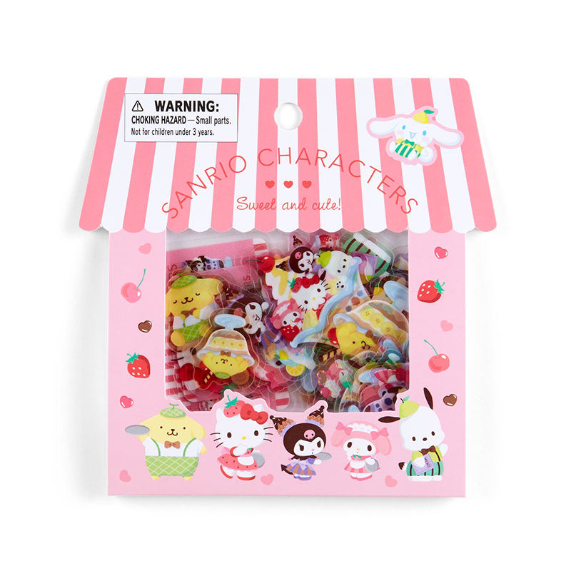 Sanrio Top Characters Clear Stickers 120 Pcs Set — A Lot Mall