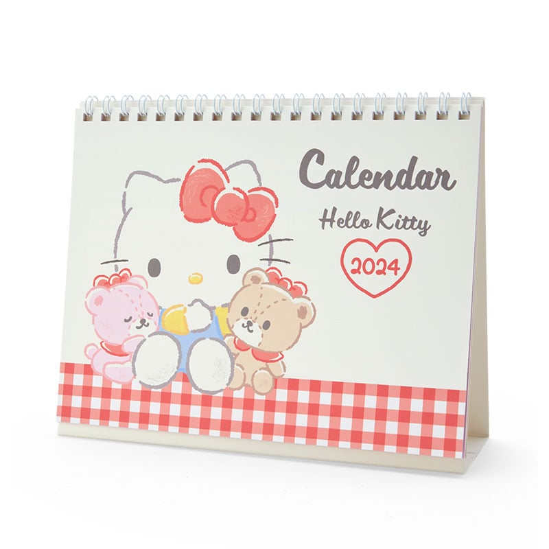 Hello Kitty 2024 Desk Calendar Seasonal Japan Original   