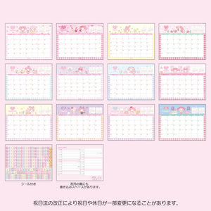 My Melody 2024 Desk Calendar Seasonal Japan Original   