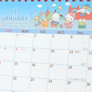 Sanrio Characters 2024 Desk Calendar Seasonal Japan Original   