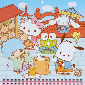 Sanrio Characters 2024 Wall Calendar Seasonal Japan Original   