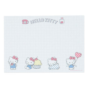 Hello Kitty Memo Pad & Sticker Set Stationery Japan Original   