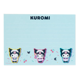Kuromi Memo Pad & Sticker Set Stationery Japan Original   